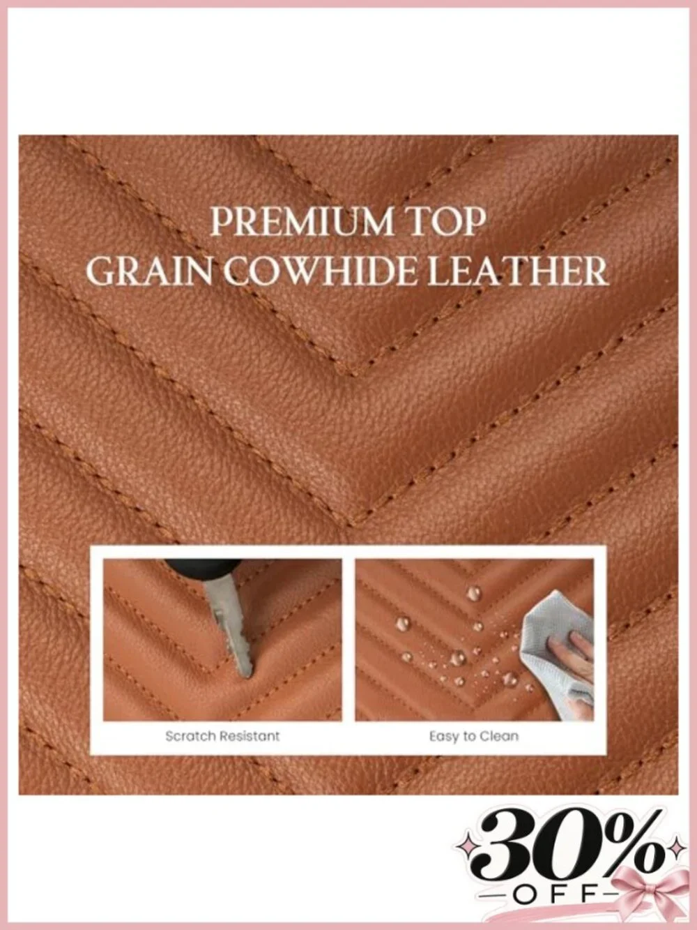 Genuine Leather Crossbody Bag RFID Wallet Purse Adjustable Strap